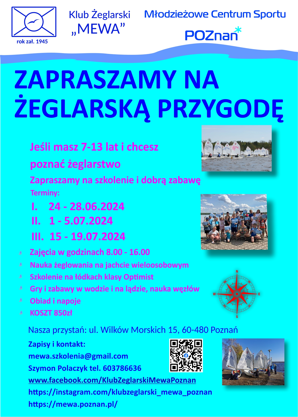 Read more about the article Szkolenia żeglarskie w wakacje 2024